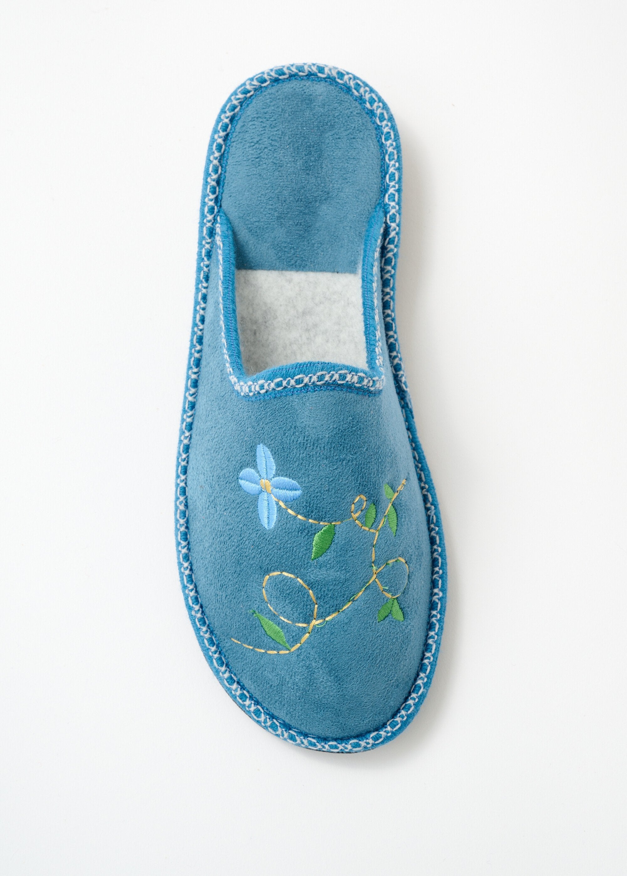 Comfort_width_wedge_mule_slippers_Blue_OV1_slim