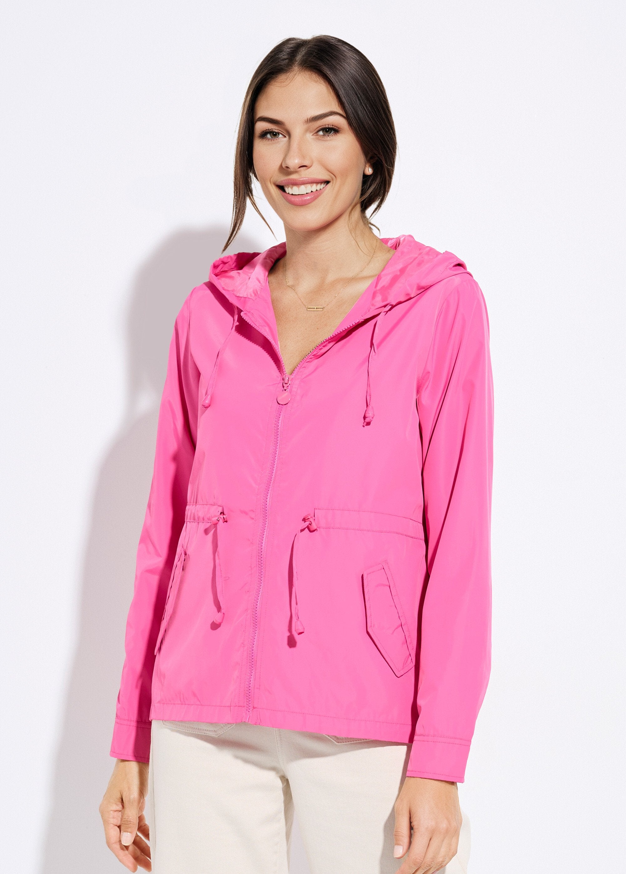 Windbreaker_with_hood_and_fitted_waist_Fuchsia_FA1_slim