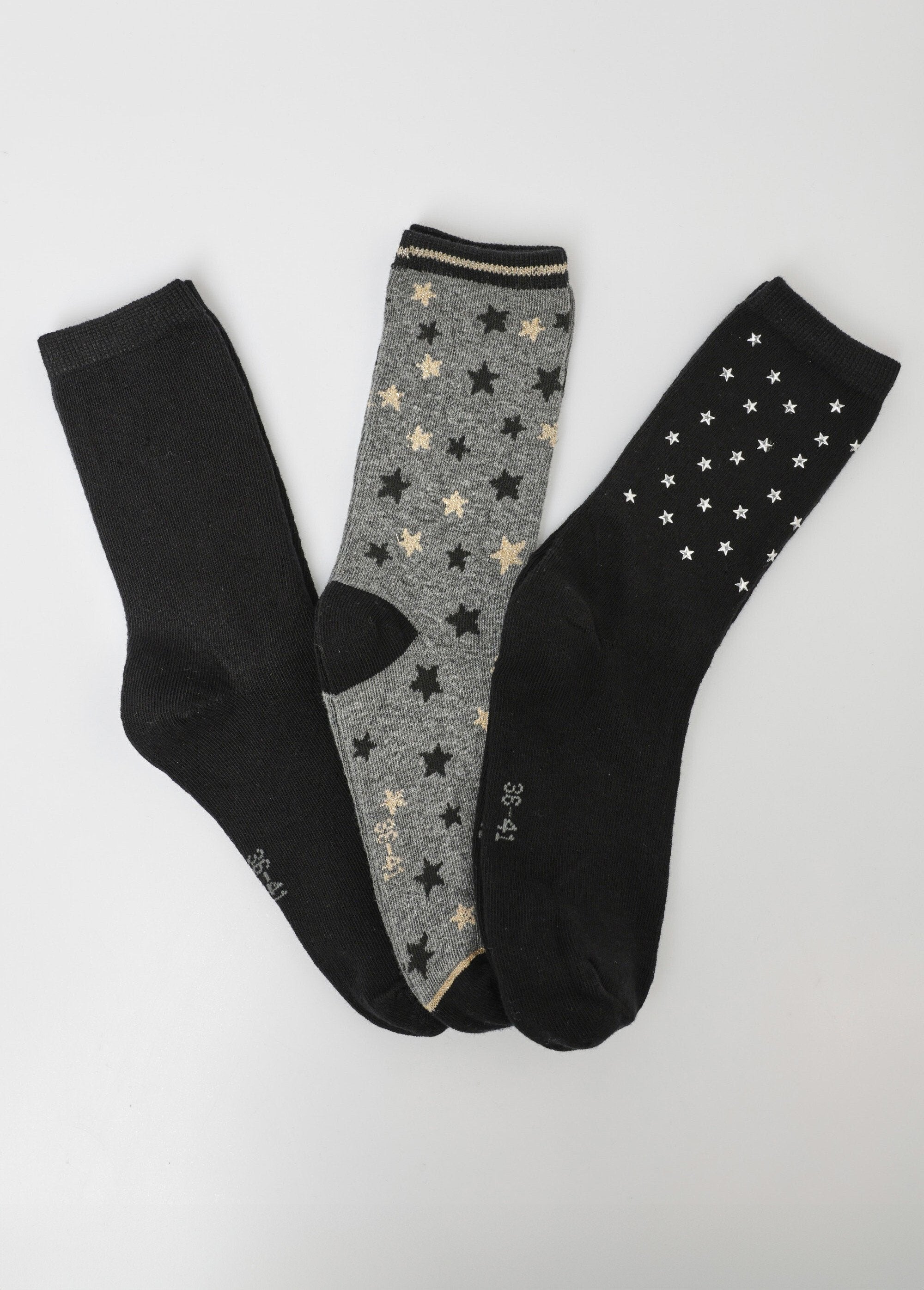 Set_of_3_fancy_socks,_with_rhinestones_Gray_print_FA1_slim