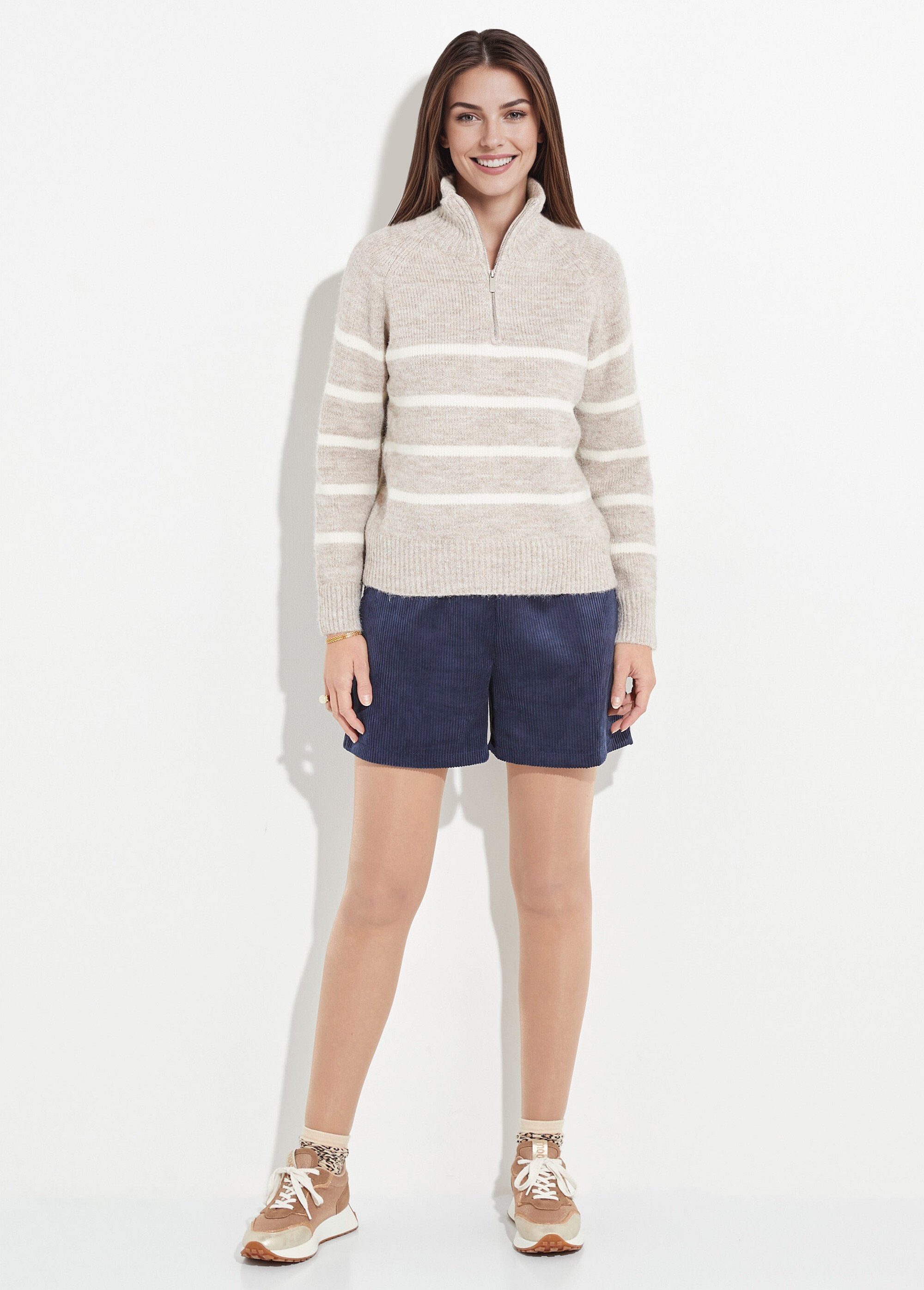 Warm_striped_sweater_with_zip-up_high_neck_Beige_SF1_slim