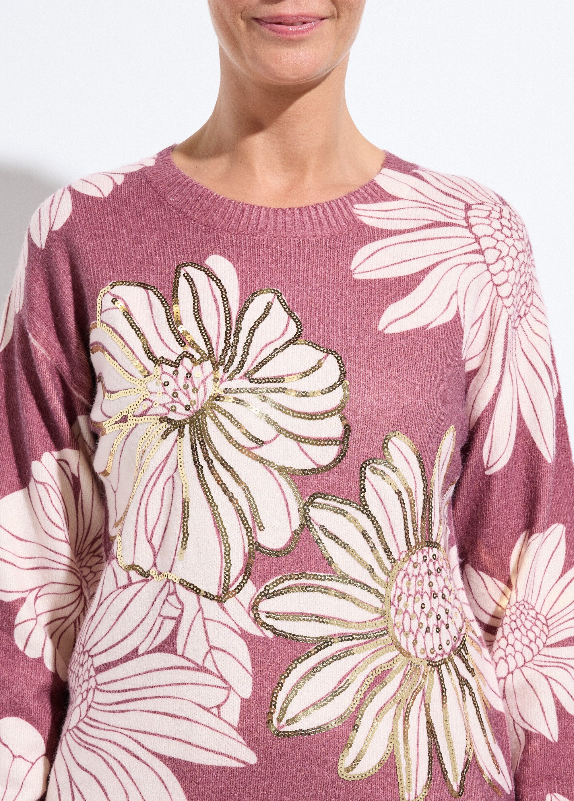 Fine_flower_print_sequin_sweater_with_round_neck_Garnet_DE1_slim