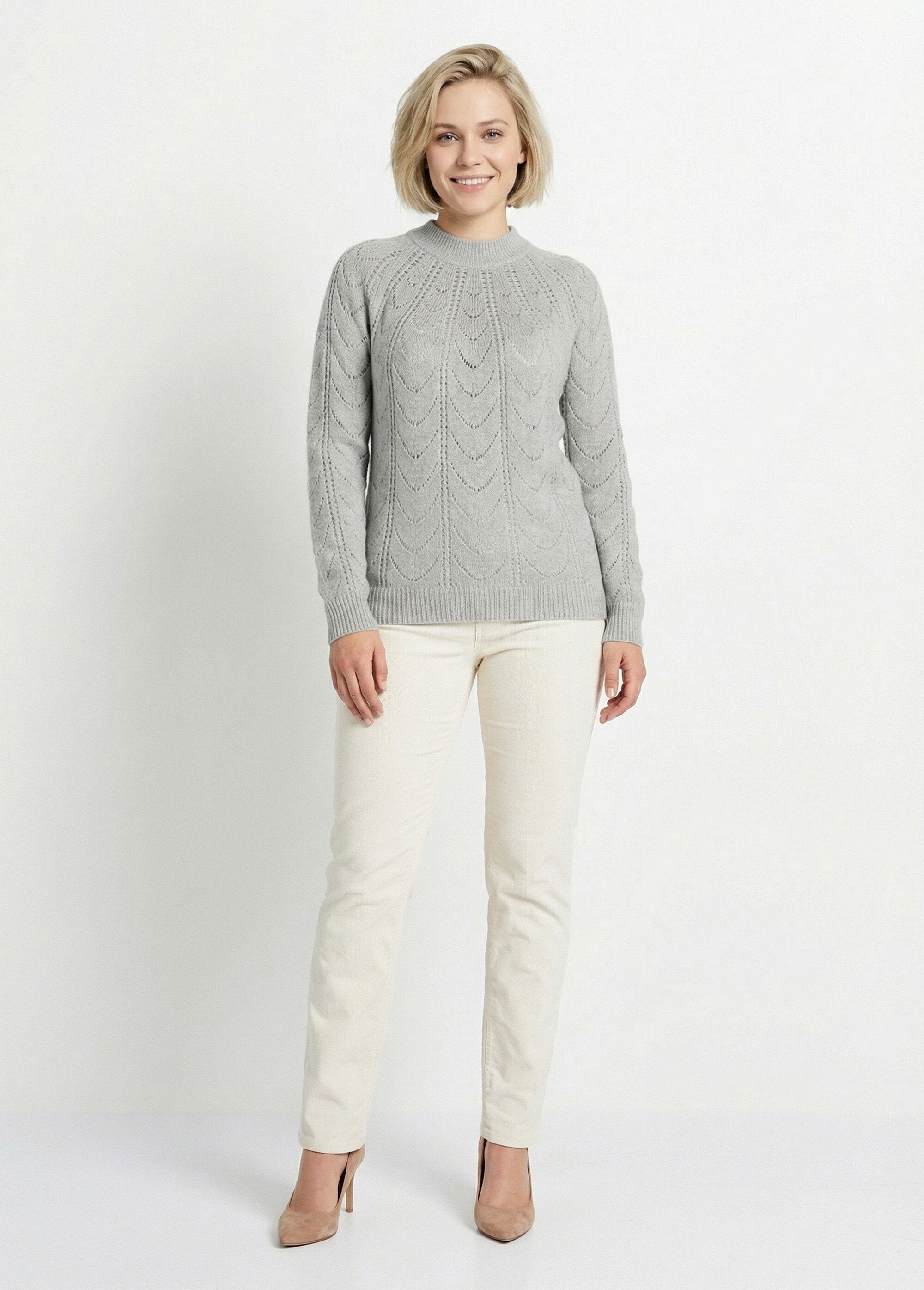 Round_neck_openwork_heathered_knit_sweater_Heather_gray_SF1_slim
