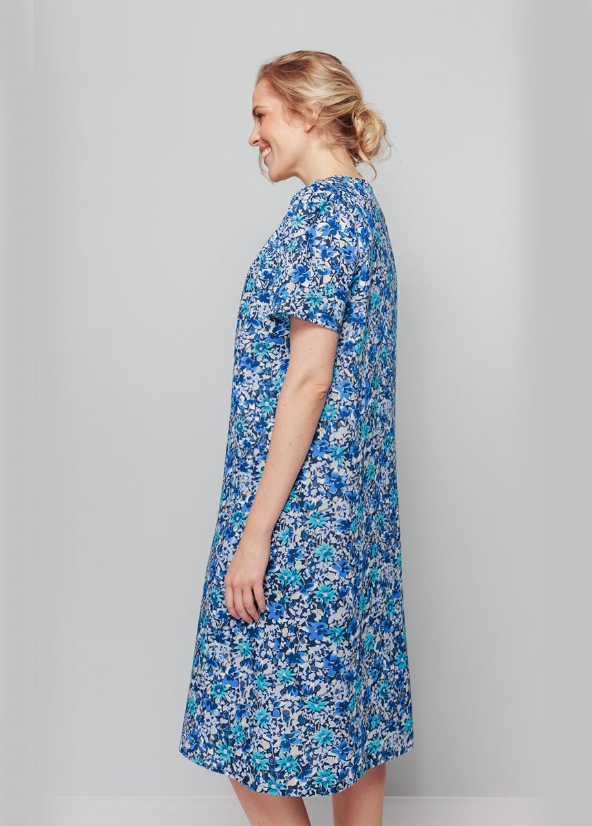 Printed_mid-length_apron_dress_Turquoise_and_navy_DR1_slim