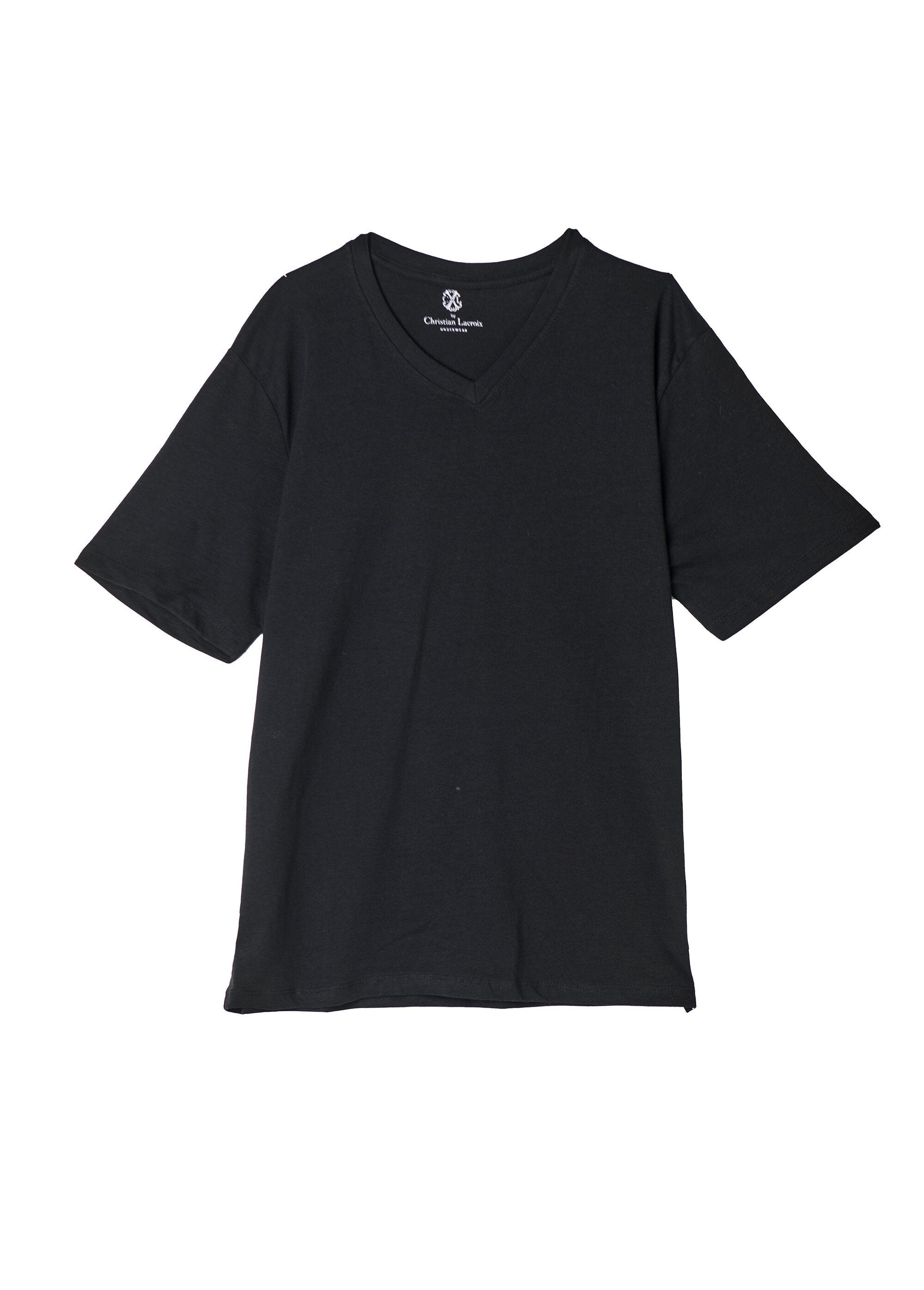 Cotton_V-neck_T-shirt_Black_FA1_slim