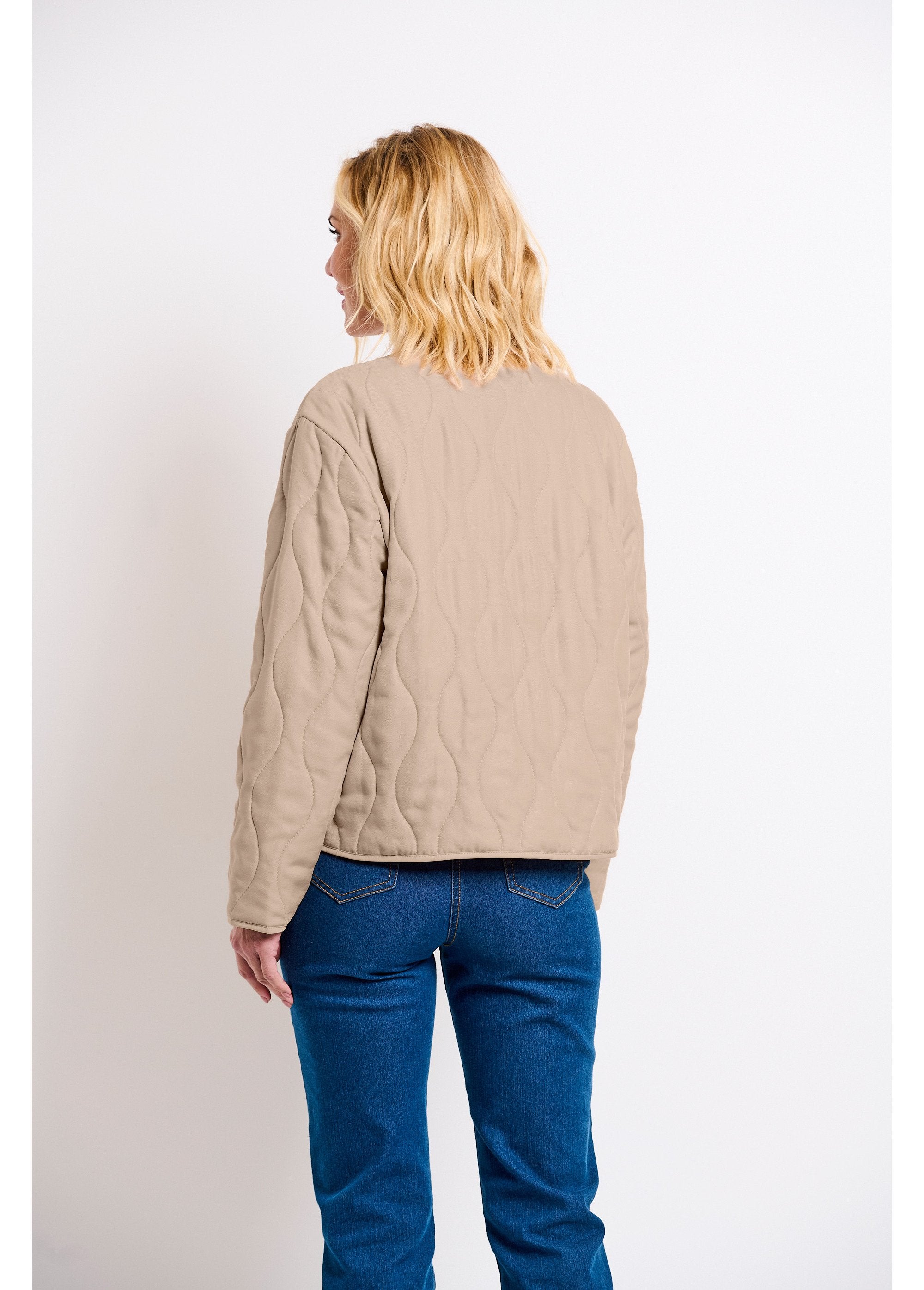 Short_zipped_quilted_plain_jacket_with_round_neck_Beige_DO1_slim