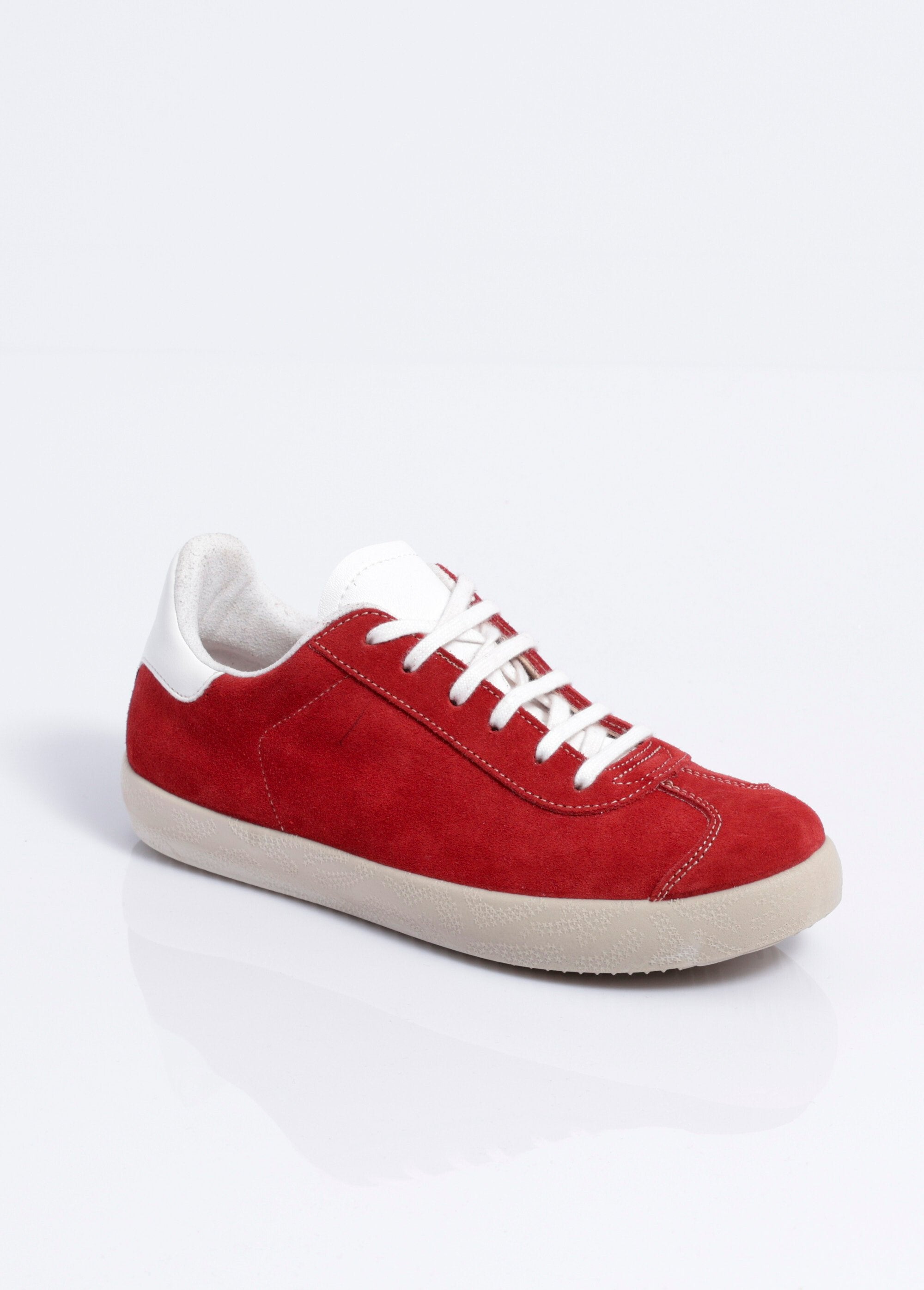 Baskets_unies_compensées_cuir_à_lacets_Rouge_FA1_slim