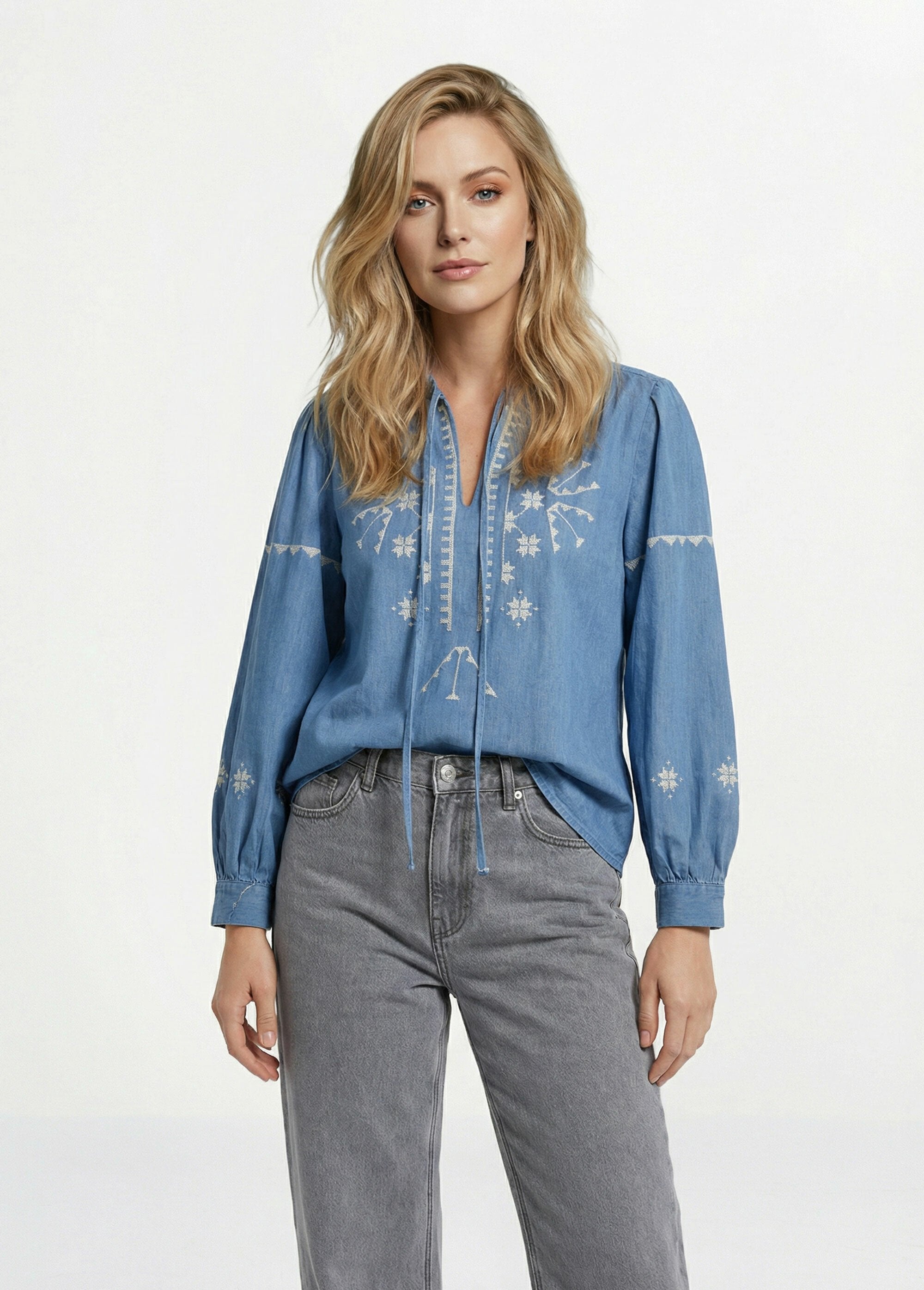 Blouse_chambray_broderies_point_de_croix_Bleu_stone_FA1_slim