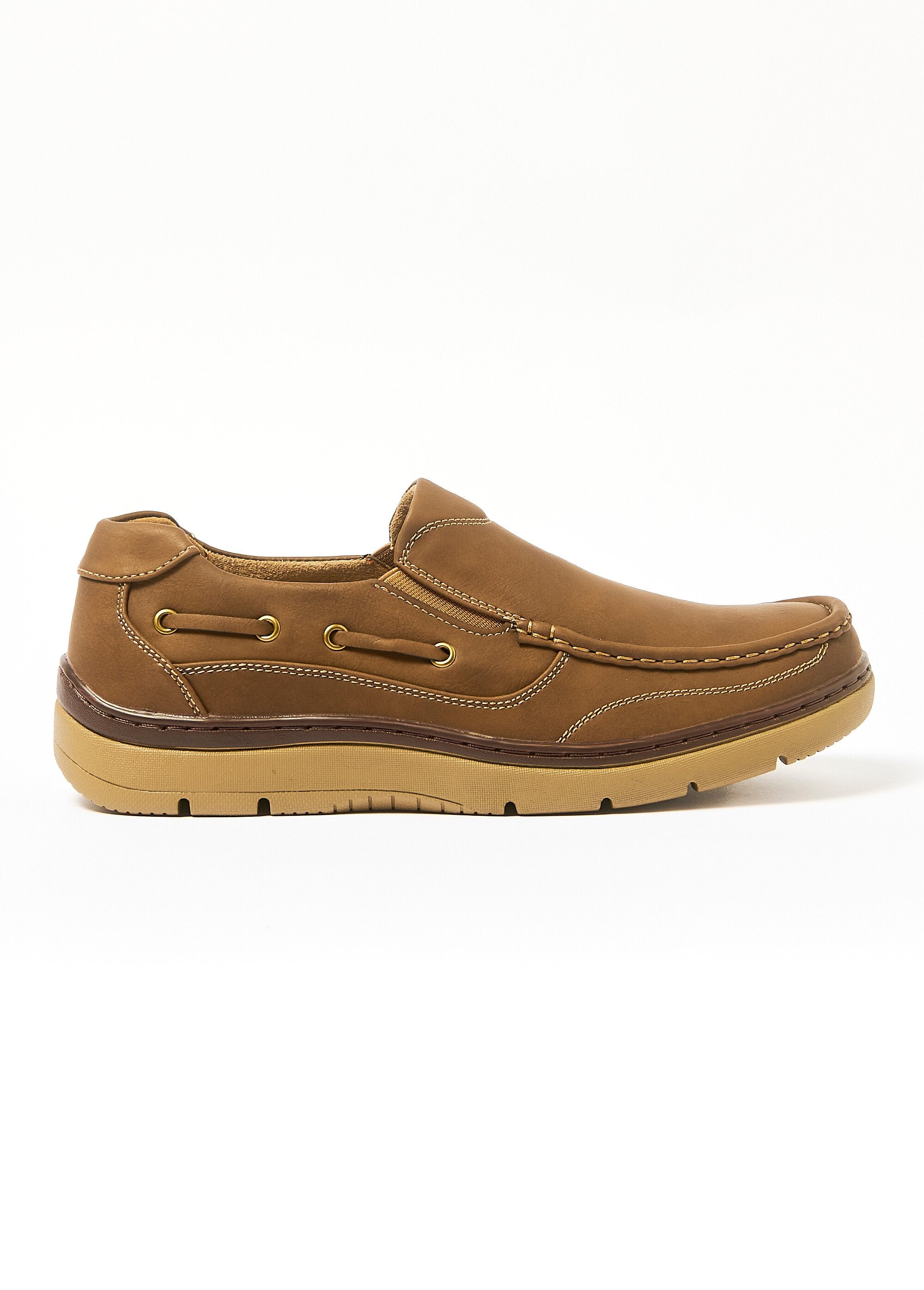 Chaussures_bateau_cuir_élastiques_côtés_Camel_DR1_slim