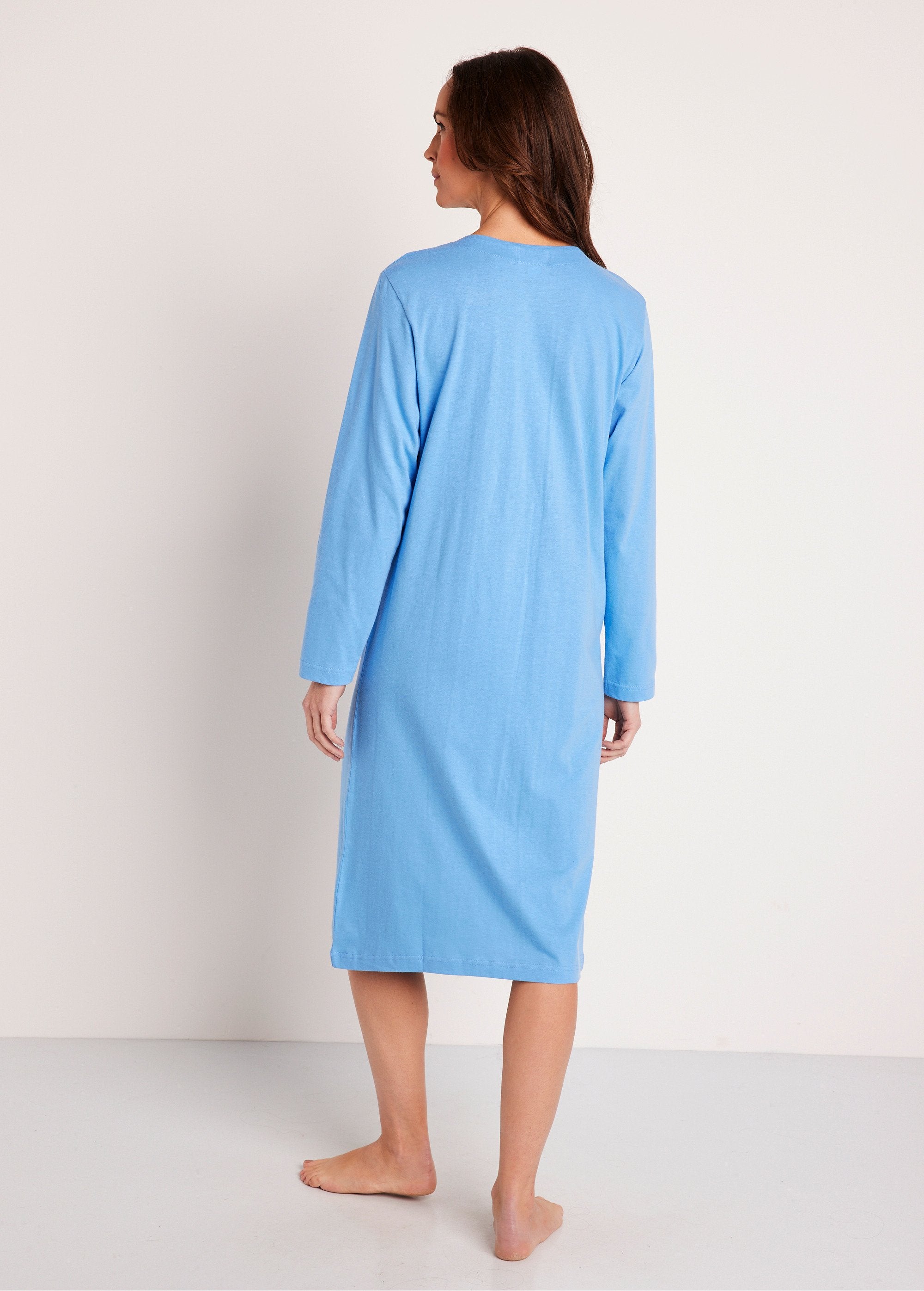 Plus_size_cotton_nightgown_Indigo_DO1_slim