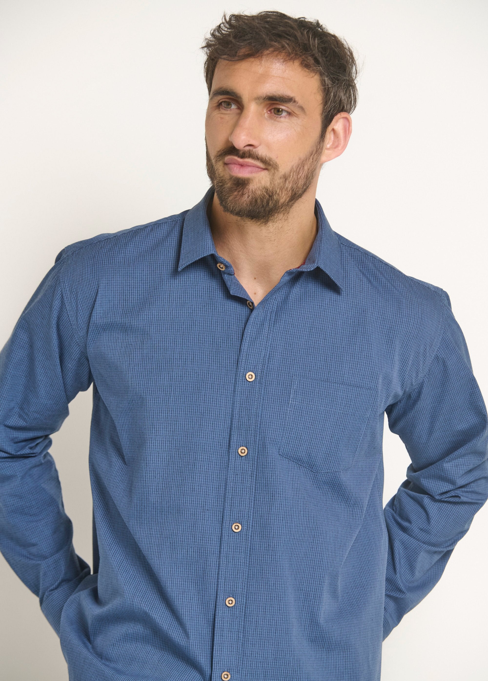 Easy_care_long_sleeve_shirt_Blue_DE2_slim