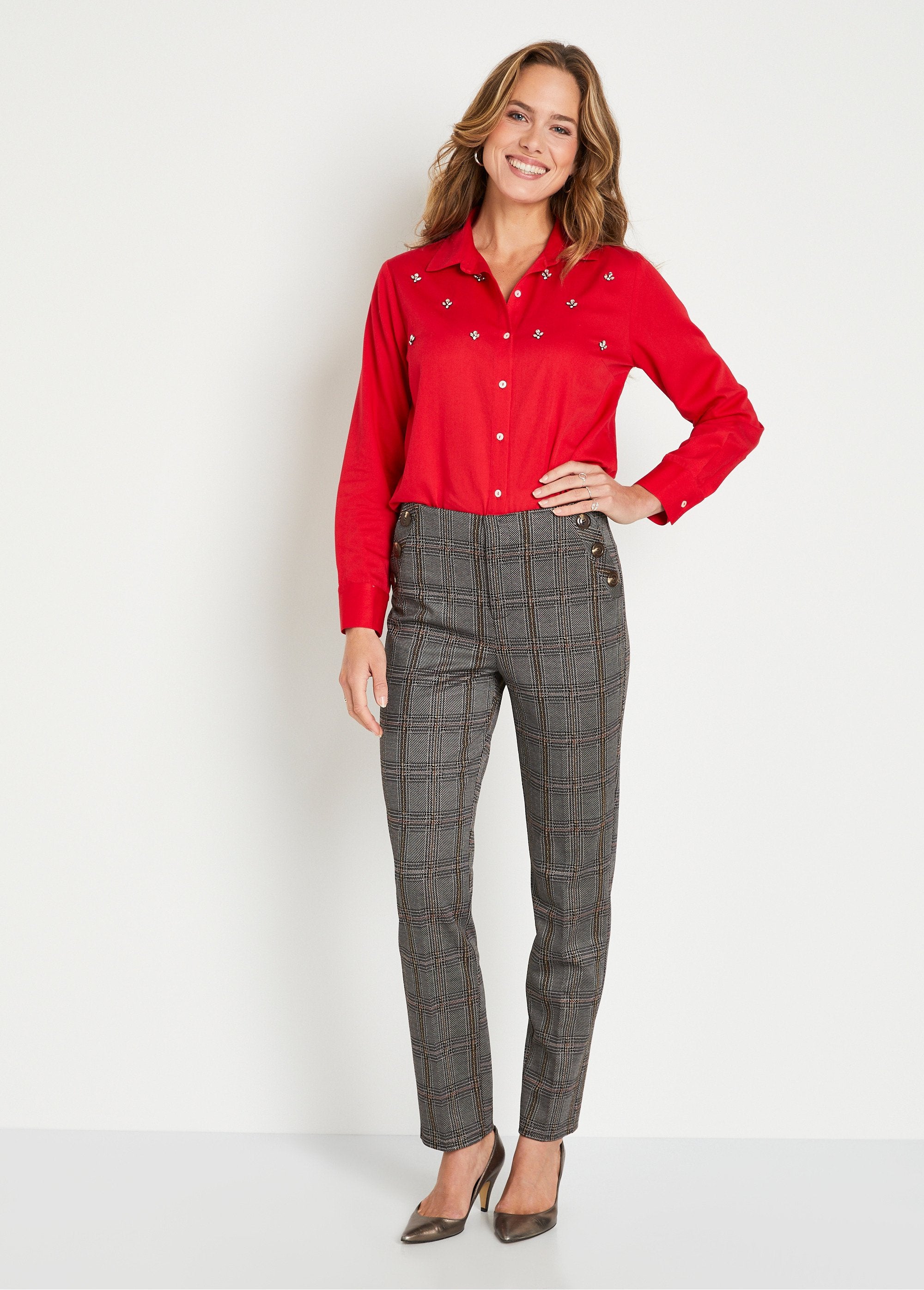 Straight_button-down_blouse_in_jewel-toned_cotton_Red_SF1_slim