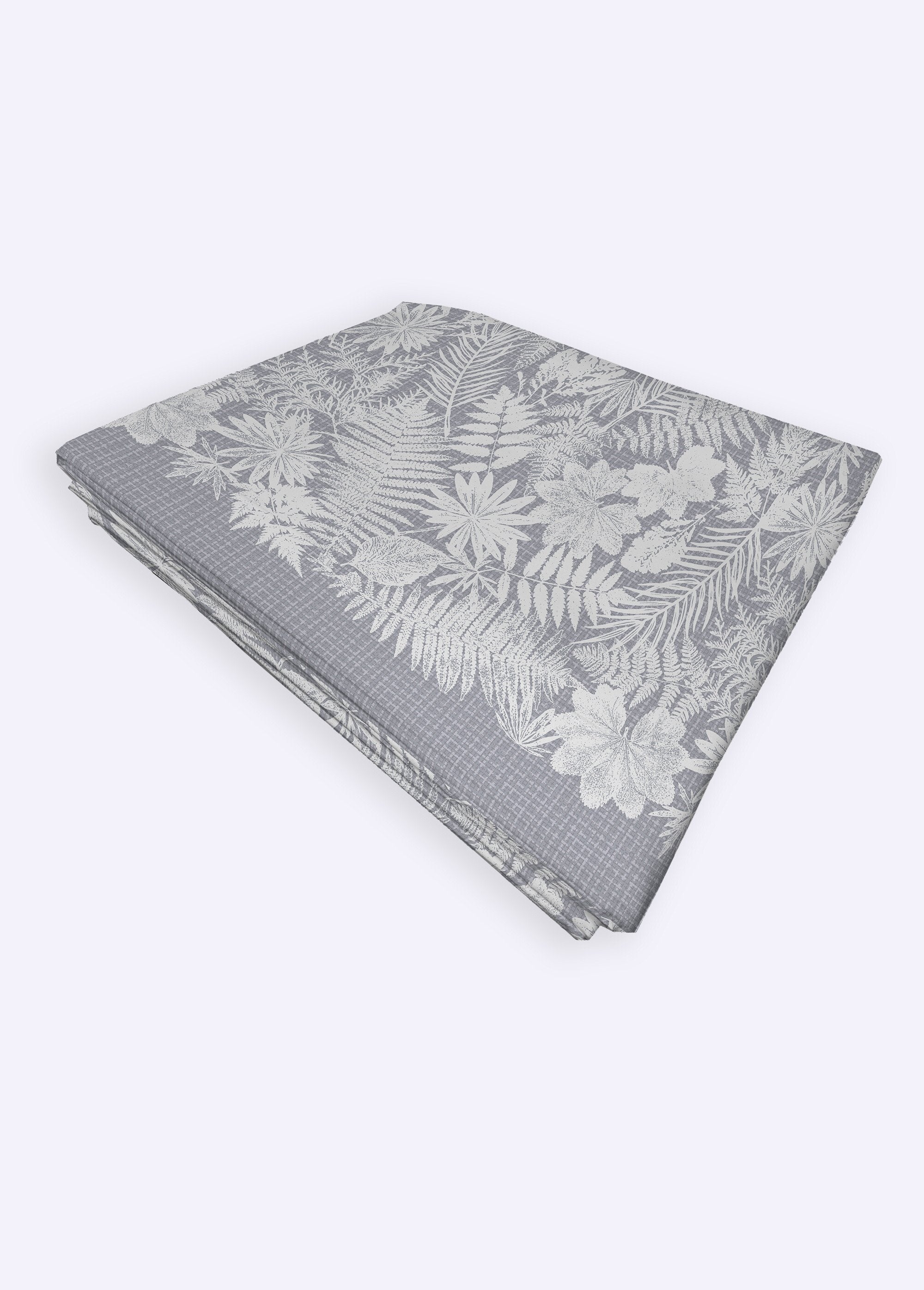 Flat_sheet_in_cotton_flannel_with_botanical_print_Gray_FA1_slim