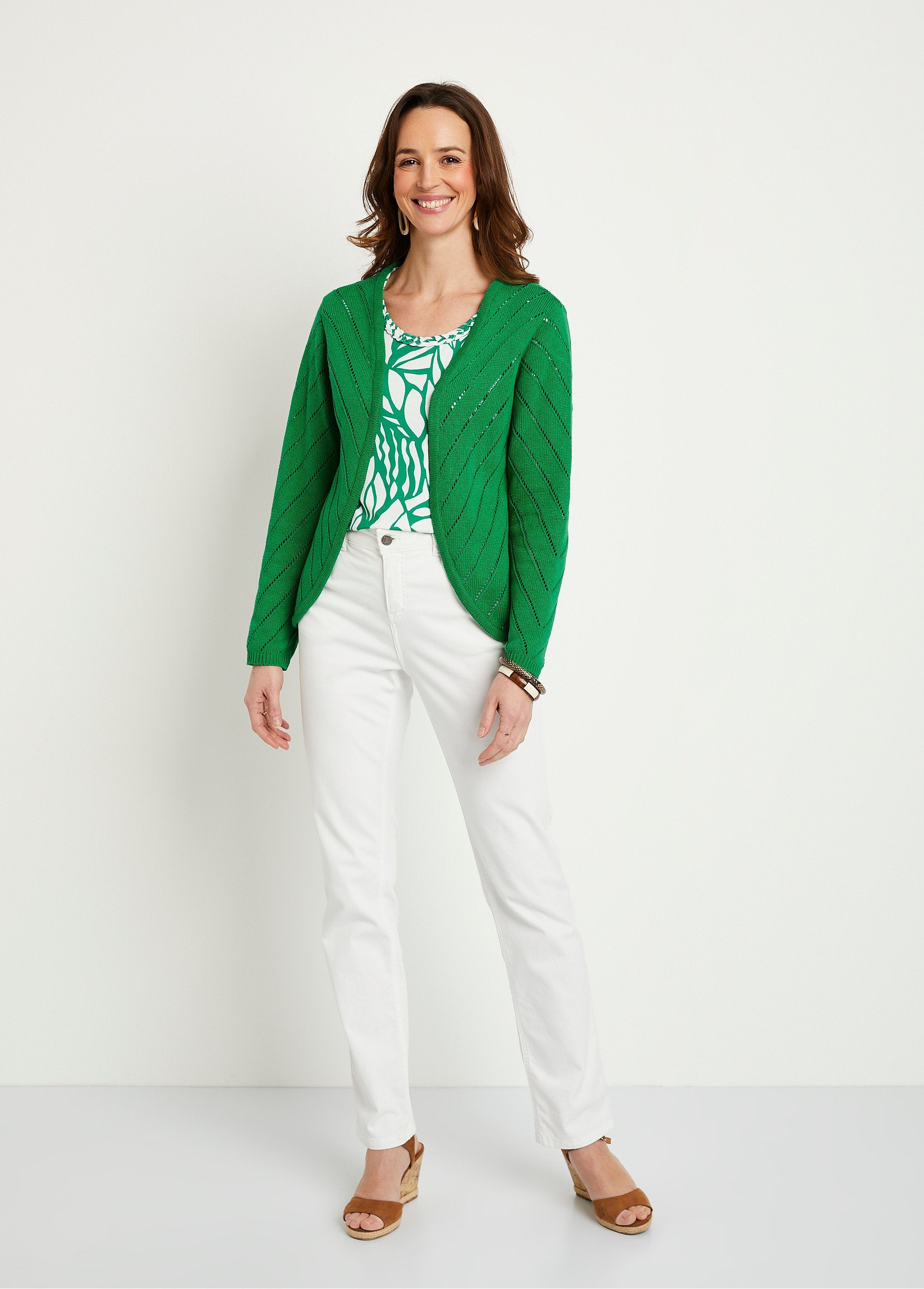 Fine_openwork_cotton_bolero_vest_Green_SF1_slim