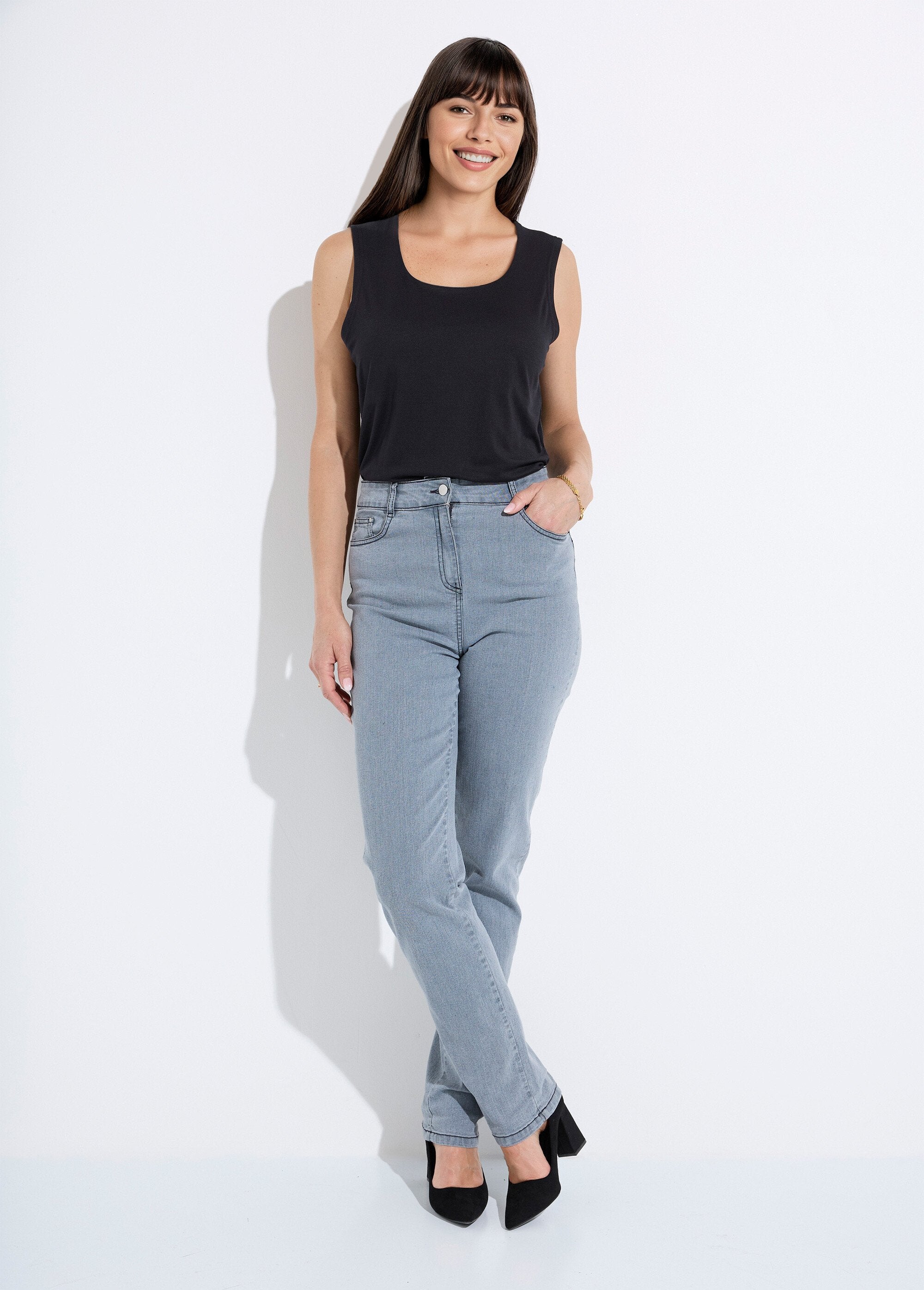 5-pocket_jeans_with_stretch_cotton_stretch_belt_Gray_SF1_slim