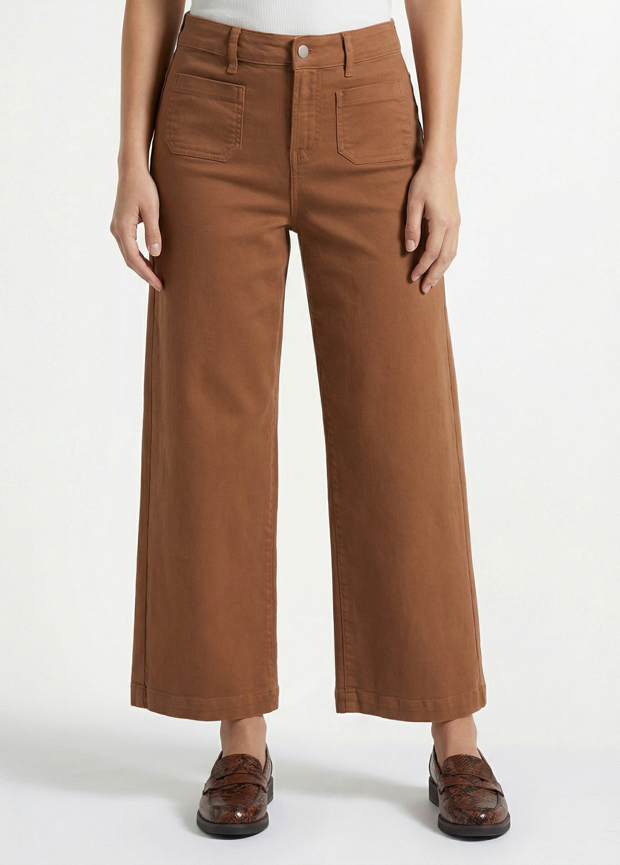 Jean_7/8ème_large_denim_extensible_4_poches_Noisette_FA1_slim