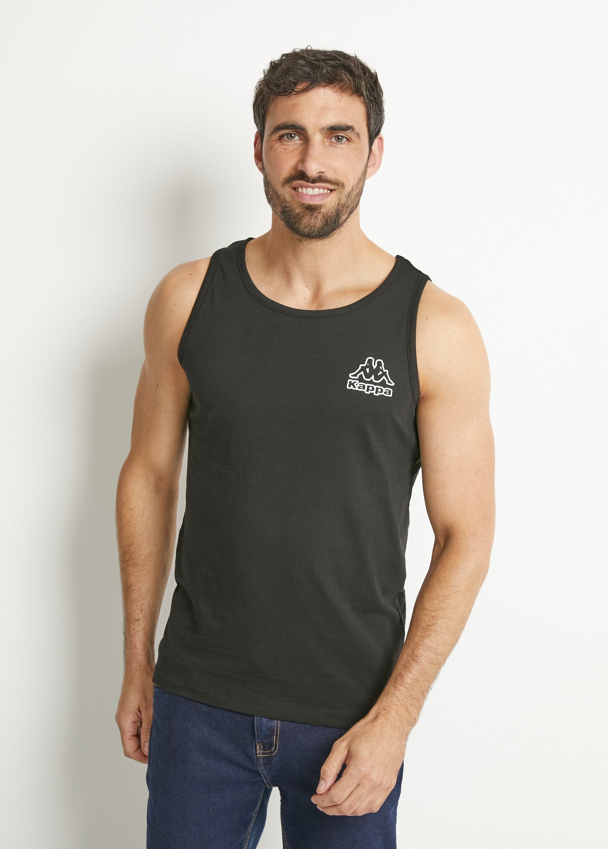 Kappa®_-_Pack_of_2_Sleeveless_Round_Neck_Tank_Tops_Black_lot_2_FA1_slim