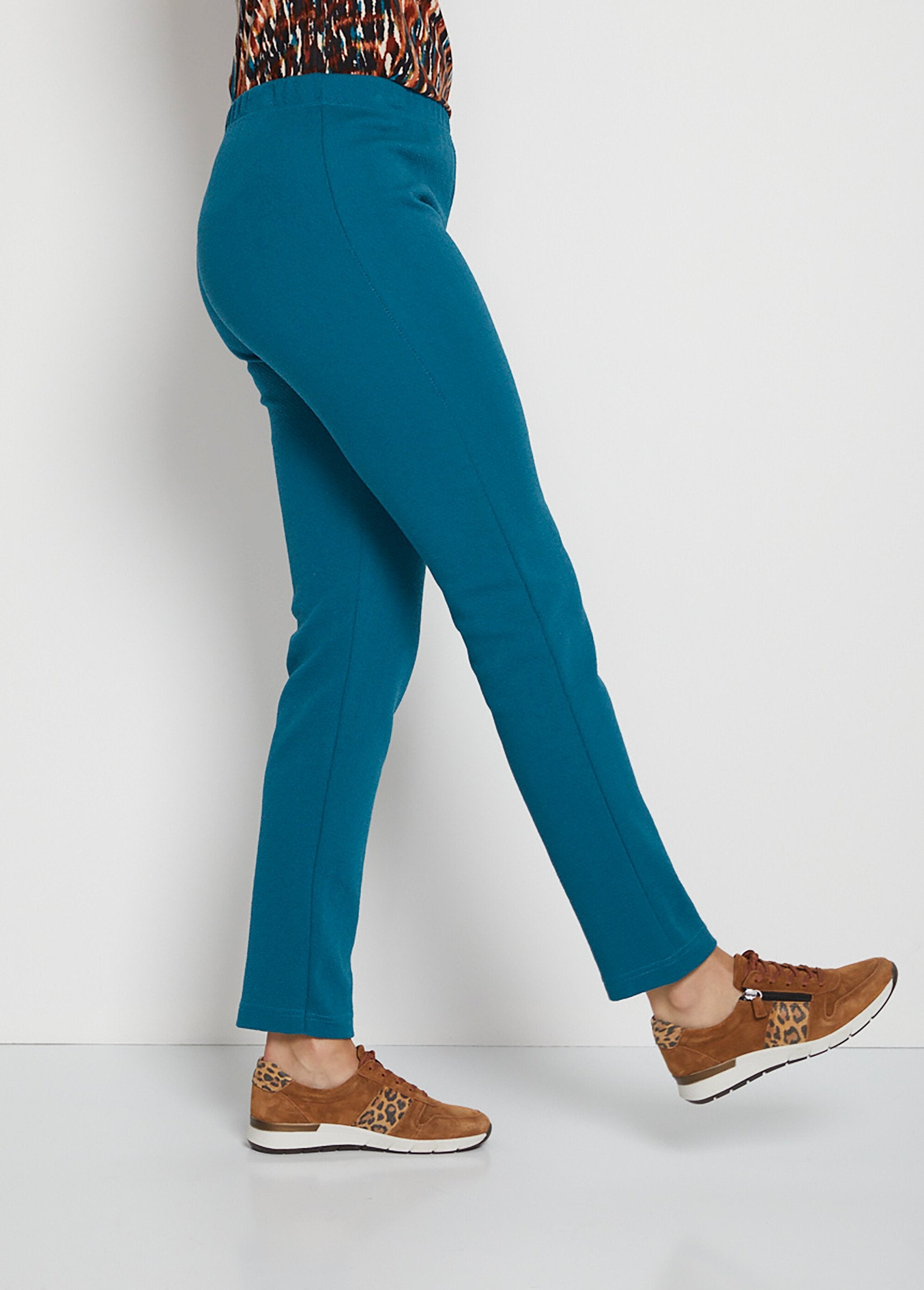 Stretch_jersey_elasticated_waist_leggings_Uni_lagoon_DR1_slim