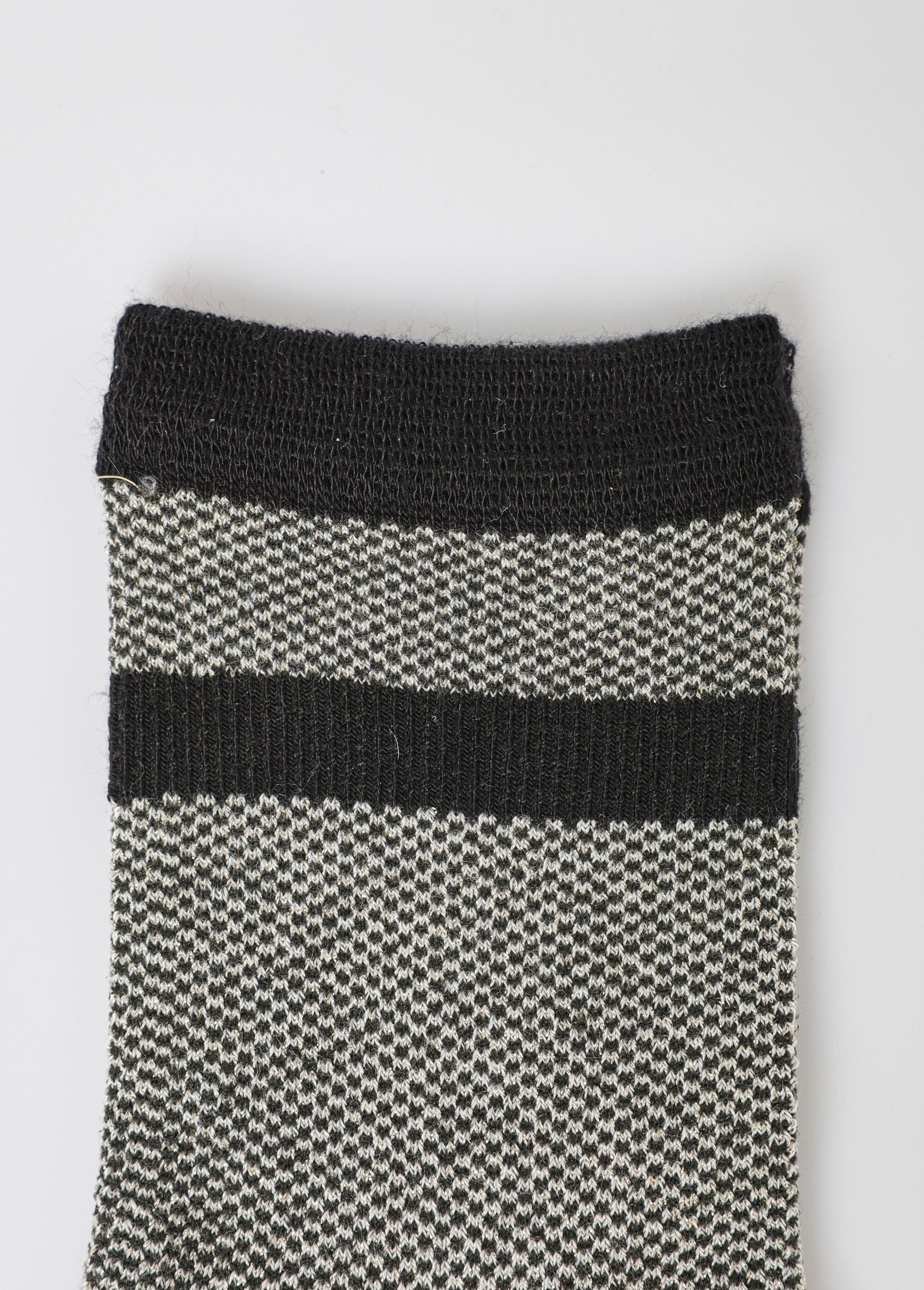 Lot_de_2_Chaussettes_assorties,_damiers_Gris_DE2_slim