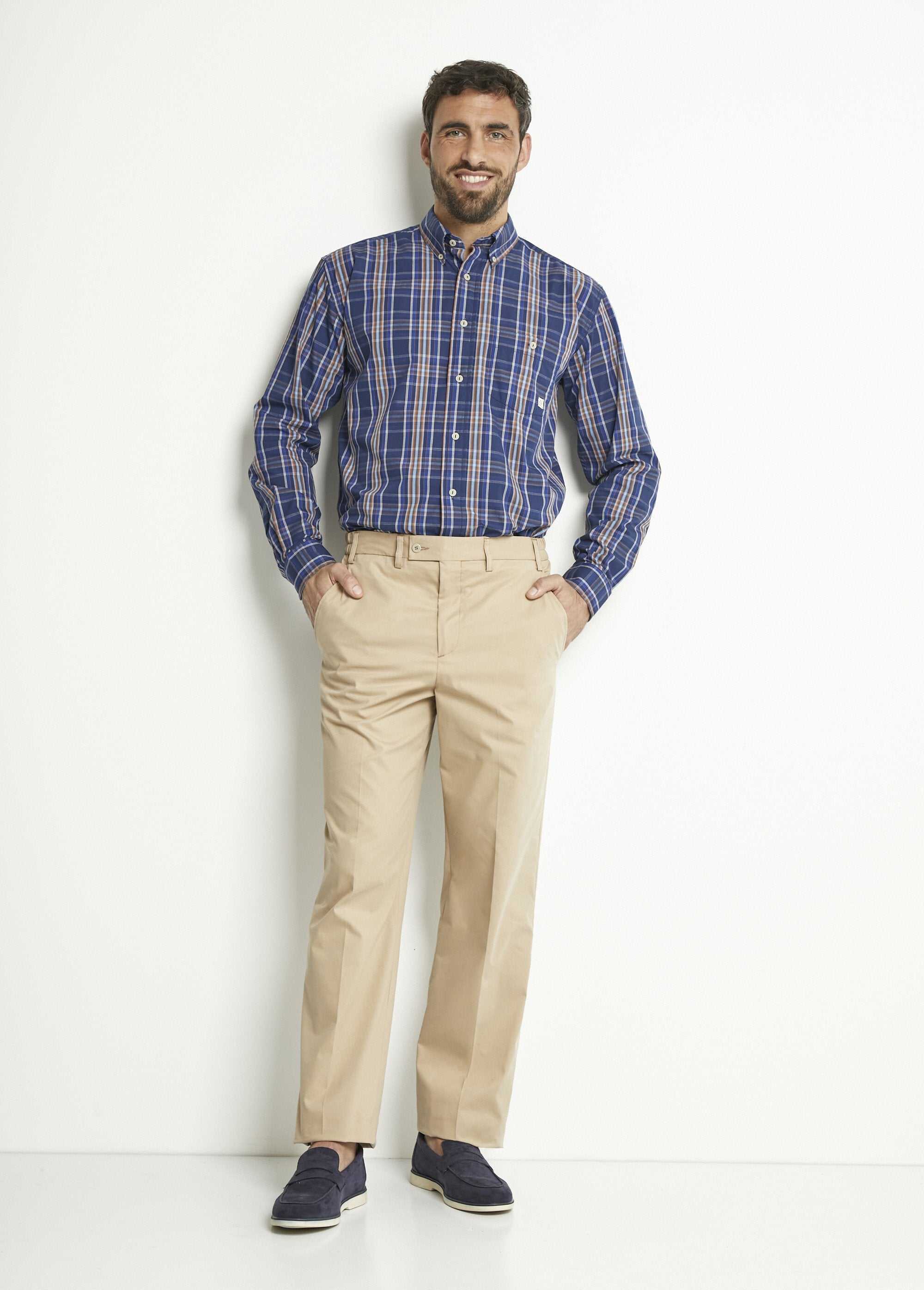 Straight_pants_with_comfortable_elasticated_waistband_Beige_SF1_slim