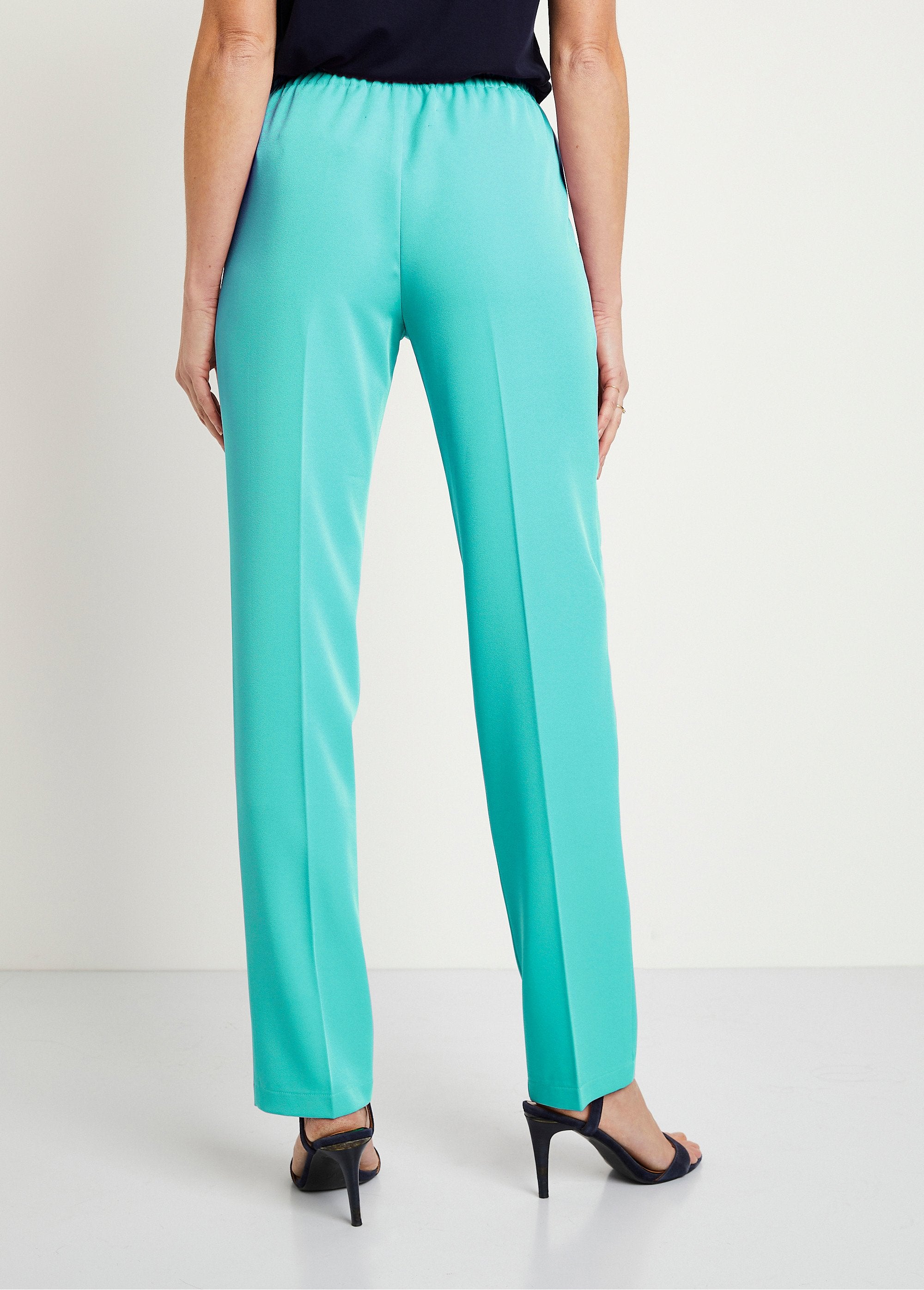 Straight_pants_with_semi-elasticated_waist_Green_DO1_slim