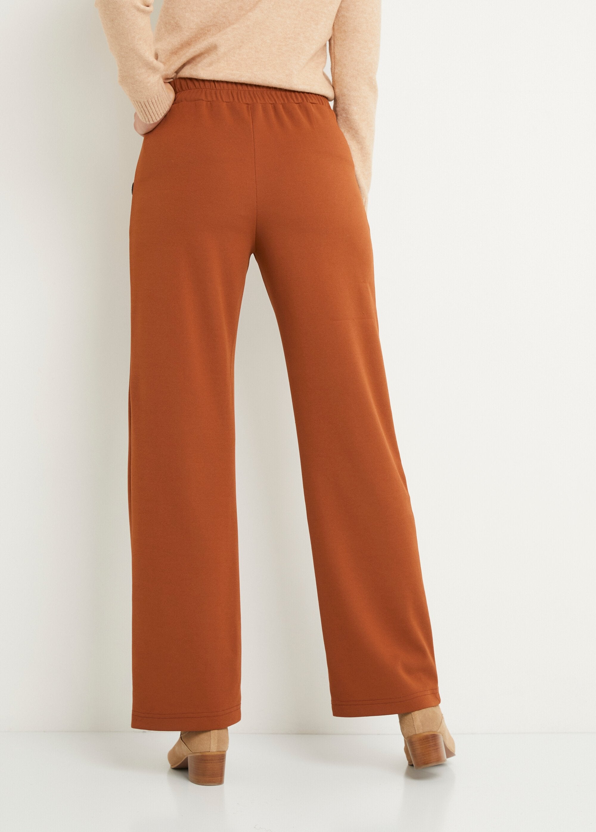 Semi-elasticated_wide-leg_pants,_plain_camel_DO1_slim