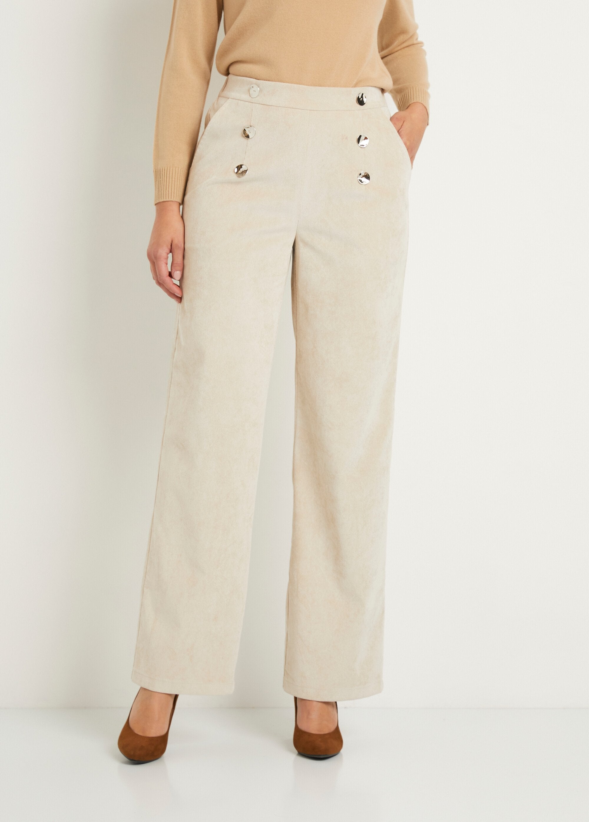 Wide-leg_velvet_pants_with_milleraies_bridge_effect_Beige_FA1_slim