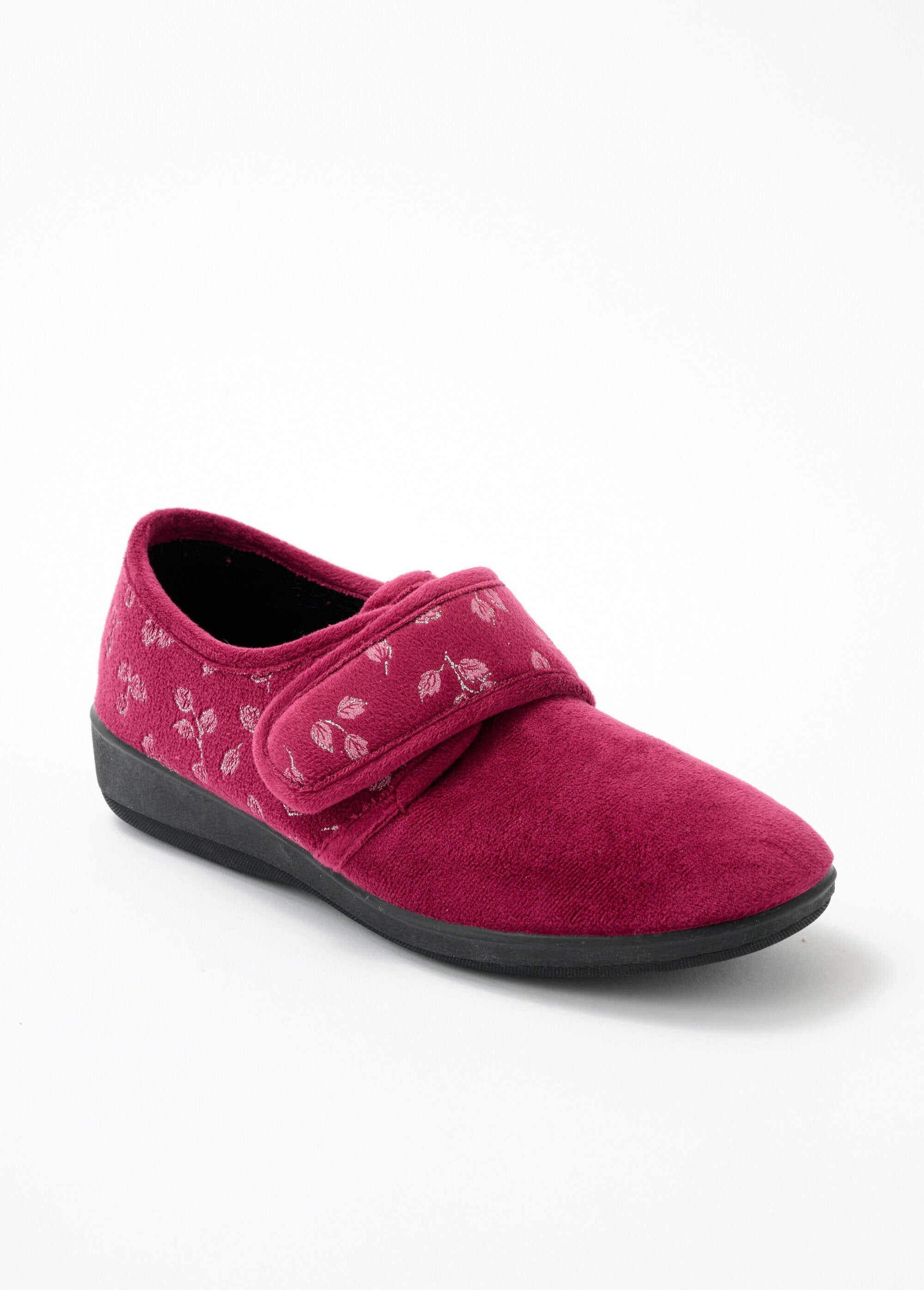 Velvety_comfort_wide_derby_slippers_Bordeaux_FA1_slim