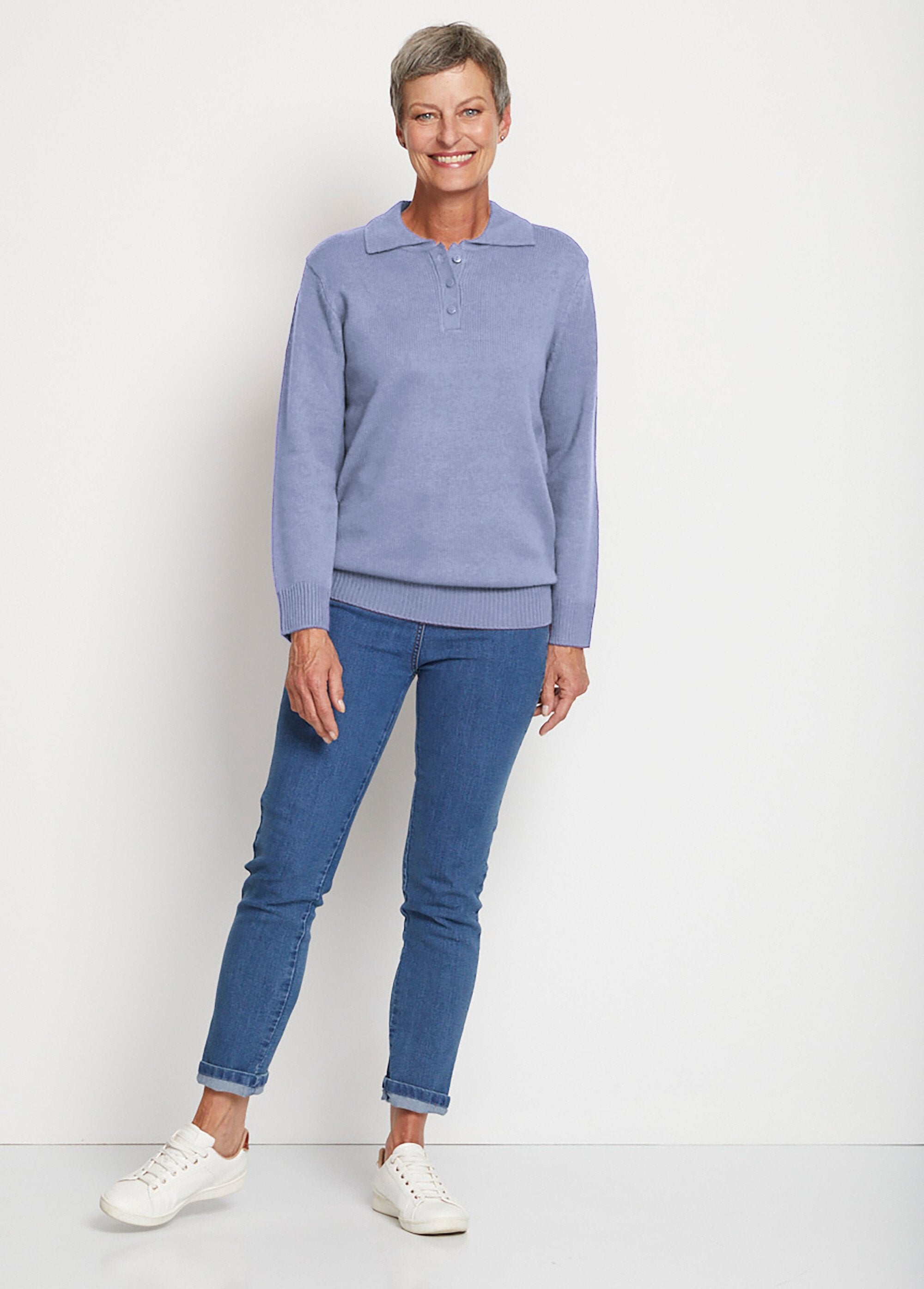 Thick_knit_polo_collar_sweater_Blue_SF1_slim