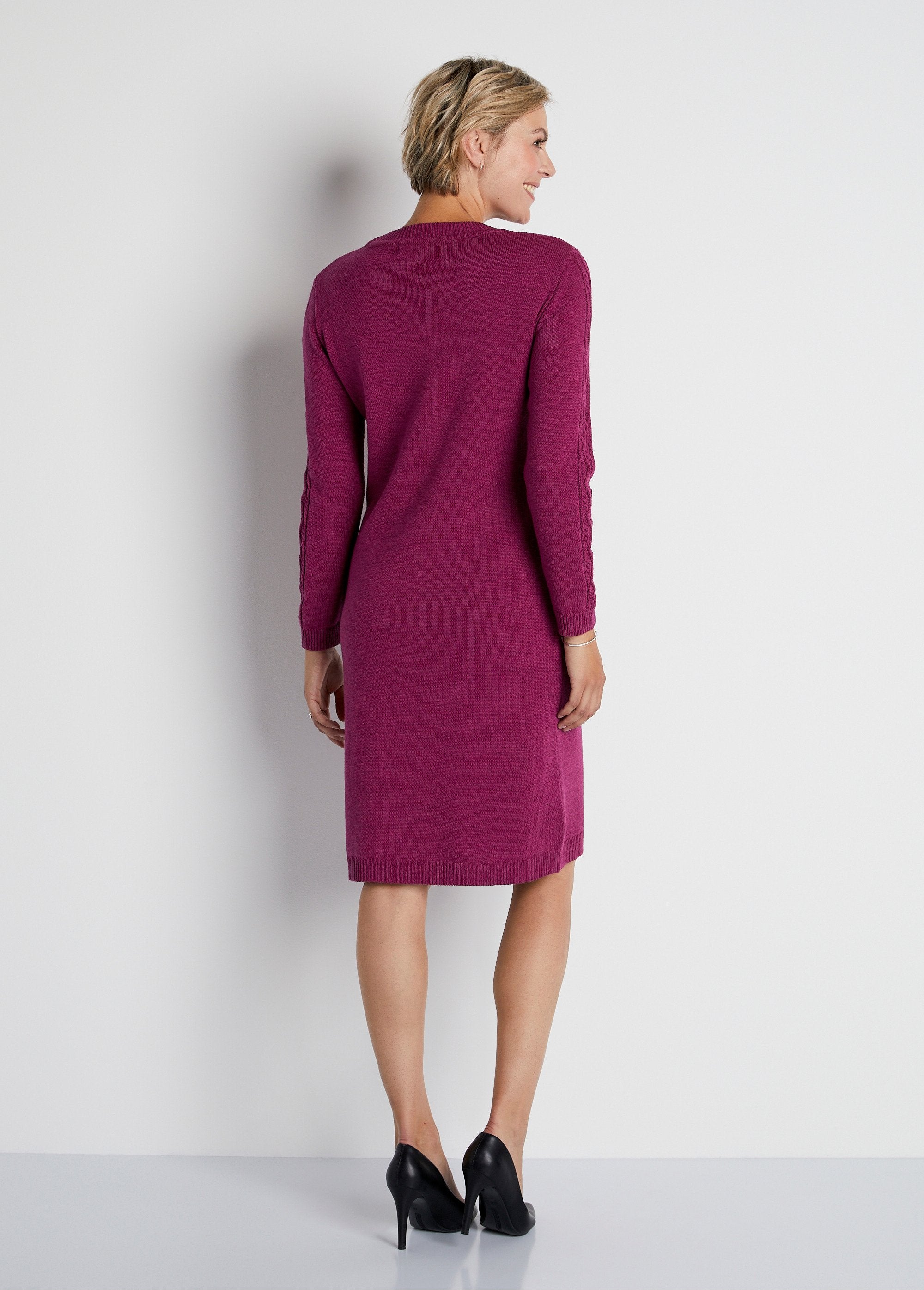 Short_fancy_knit_sweater_dress_Cassis_DO1_slim