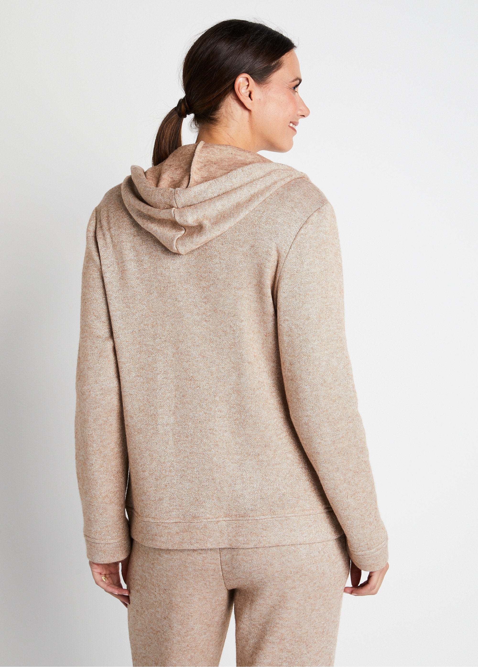 Shiny_knit_jogging_jacket_with_hood_Iridescent_beige_DO1_slim