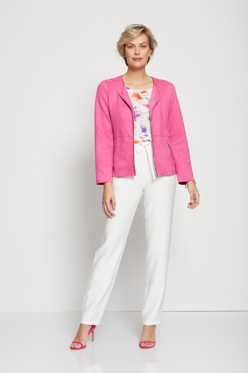 Collarless_zip-up_suede_jacket_Fuchsia_SF1_slim